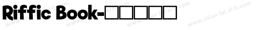Riffic Book字体转换